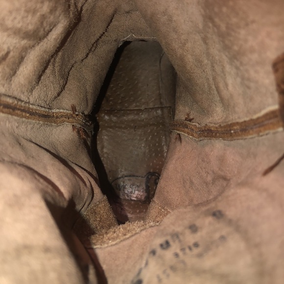 Used Women’s Justin Embroidered Boots Size 8.  BRL9753 Distressed Cafe Snip Toe - Picture 16 of 16